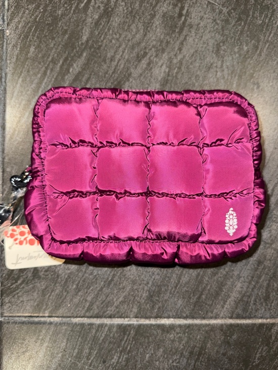 Free People Handbags - Free People Deep Mulberry Quilted Mini Case